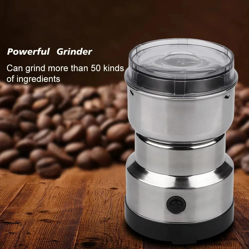 Mini Electric Grinder Machine 300W – Stainless Steel Coffee, Spice & Masala Grinder (Model R.7113) - Image 2