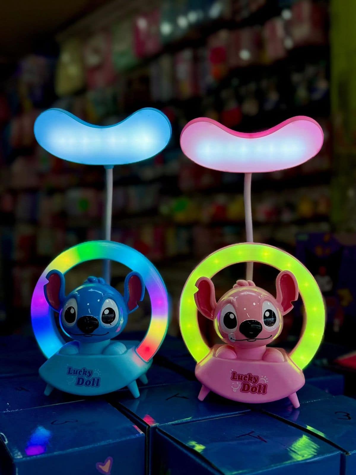 Stitch Anime Light Cartoon Led lamp With Rainbow 🌈 Shades