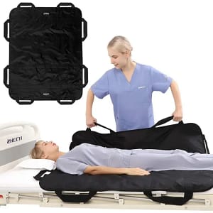 Bed Positioning Pad with Reinforced Handles Patient Transfer Sheet
