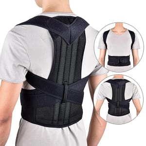 Unisex Adjustable Posture Corrector – Shoulder, Back & Lumbar Support Belt