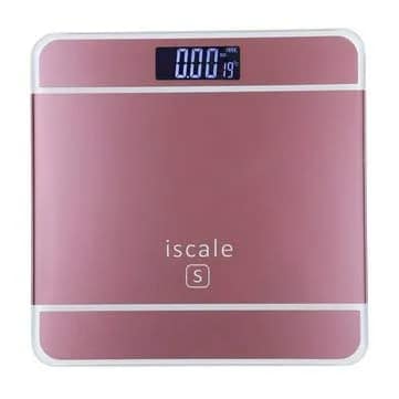 iScale Digital LCD Bathroom Weighing Scale – Tempered Glass Body | High-Precision Weight Tracker - Image 2