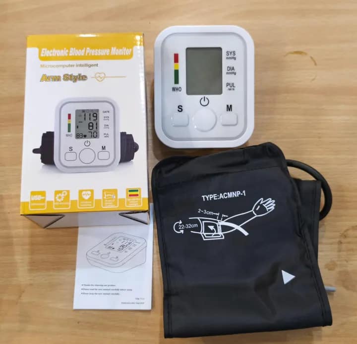 Digital Blood Pressure Monitor – Fully Automatic Upper Arm BP Machine with Heart Rate Tracking - Image 5